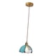 thumbnail image 3 of Lámpara colgante de cristal para isla de cocina con cable, lámpara colgante para Estilo D, 3 of 9