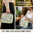 thumbnail image 5 of ZUXONGSY Flower Print Bible Case for Women Quilted Bible Bag Portable Scripture Bag with Tabs & Zippered Carrying Book Case for ChuZU, Essentials, 5 of 8