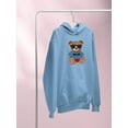 thumbnail image 3 of Fashion Bear Cool Boy Hoodie Women -Image by Shutterstock, Female x-Large, 3 of 4