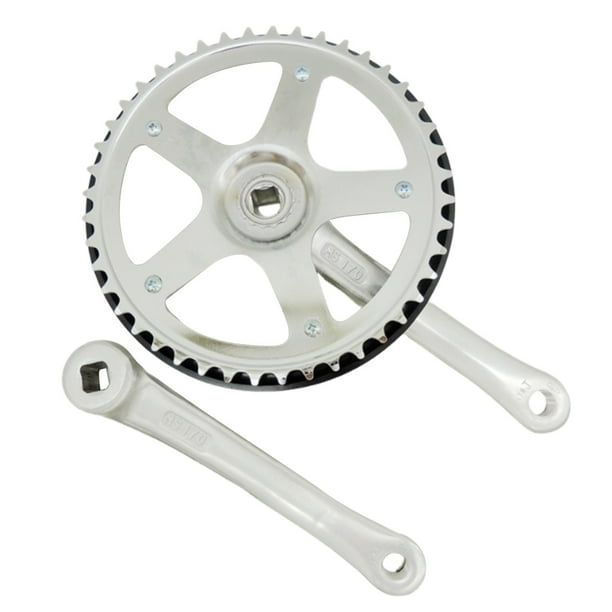 Juego de bielas para bicicleta plegable, juego de bielas para bicicleta, brazo de 170 mm, mantenimiento, reemplazo de accesorios, de brazo de biela