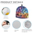 thumbnail image 5 of HELLHERO Coffee Pot Cloth Covers Easy to Clean Polyester Canvas for Creative Gifts, Palm trees, 5 of 6