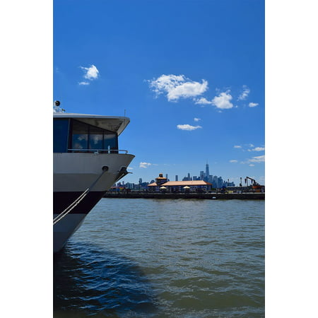 LAMINATED POSTER Cruise Nyc Ship Cruise Ship Hudson River Harbor Poster Print 24 x