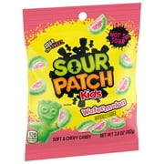 SOUR PATCH KIDS Watermelon Soft & Chewy Gummy Candy, 3.6 oz
