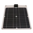 thumbnail image 2 of Solar Panel Kit 15W Dual Output Waterproof Monocrystalline Solar Battery Charger Panel for Car Boat Trailer RV 5V 12V White, 2 of 5