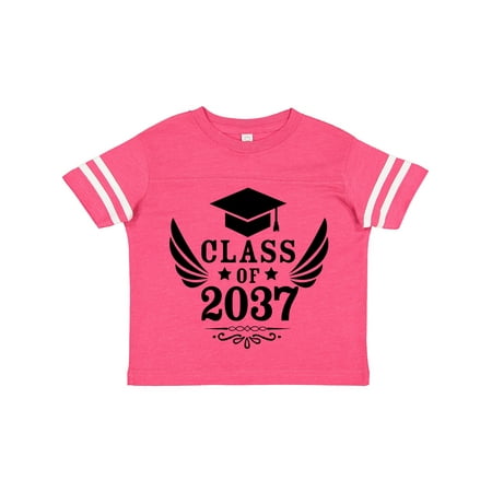 

Inktastic Class of 2037 with Graduation Cap and Wings Gift Toddler Boy or Toddler Girl T-Shirt