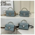 thumbnail image 2 of IELGY beaded portable denim bag, fashionable niche design, one shoulder crossbody work small bag, 2 of 2