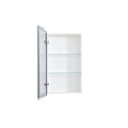 thumbnail image 5 of Elegant Decor Wyn 17x28" Metal and MDF Mirror Medicine Cabinet in Silver, 5 of 9