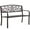 Bronze, variant on YRLLENSDAN 50in Metal Garden Bench, Durable Black Outdoor Bench for Outdoors Patio Bench Black for Park, Entryway, Yard Front Porch Bench Steel Frame Furniture