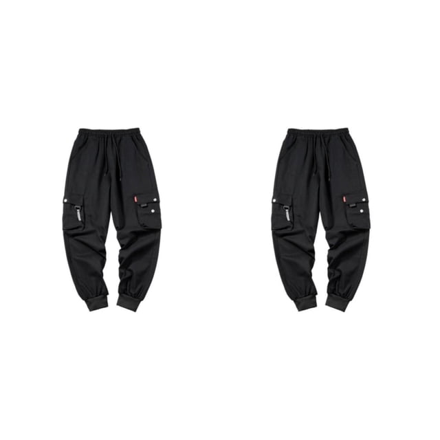 kurtrusly 1/2/3 Comfortable And Stylish Pants For Men - Everyday Essential Wide Application 603black S 2PCS