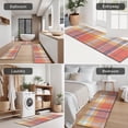 thumbnail image 5 of Multi Color Checkerboard Checkered Pattern Kitchen Rugs Sets Of 3,Kitchen Runner Rugs Non Skid Washable,Decorative Kitchen Floor Mats for Kitchen,Sink,Laundry,17"x30"+ 17"x47" + 17"x59", 5 of 6