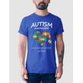 thumbnail image 2 of Autism Awareness Support Heart Puzzle Men's T-shirt, XL, Royal (Multicolor), 2 of 5