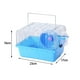 thumbnail image 5 of Jaula para hámster Accesorios para botellas de agua pequeñas Suministros para platos Caja de alimentación Juguetes para hámster Estuche de transporte Azul Gloria Jaula transportadora de hámster, 5 of 5
