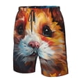 thumbnail image 4 of Fotbe Oil Painting Colorful Hamster Trajes de Baño Estampados para Hombre, Shorts de Verano de Secado Rápido, Ropa de Playa, Bañadores-XX-Large, 4 of 6