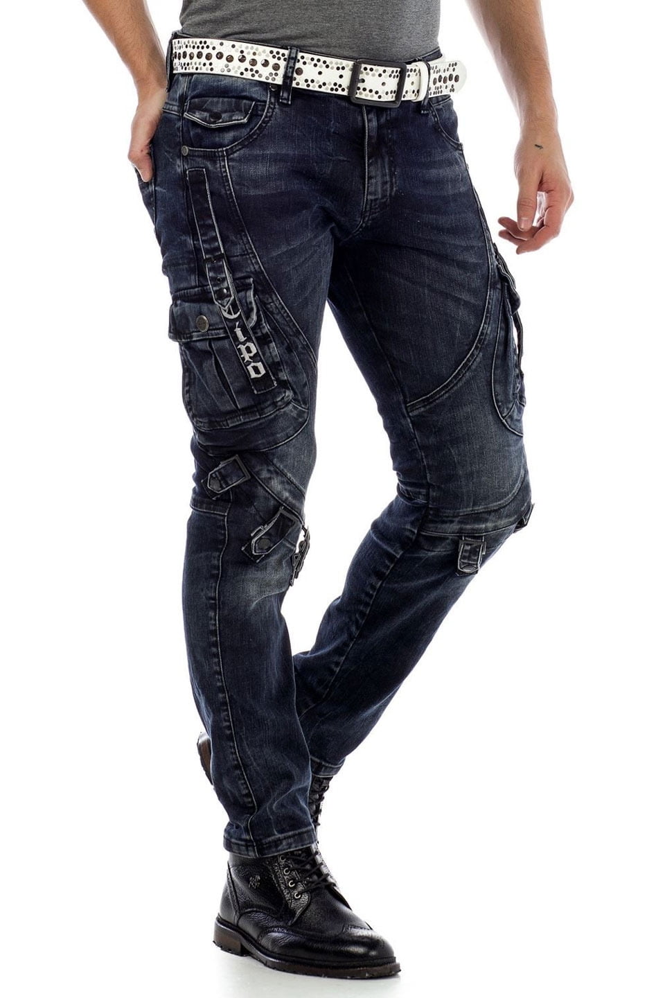 CIPO AND BAXX West Slim Fit Jeans in 