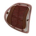 thumbnail image 1 of Almohada Lumbar de Masaje de Beads de Bambú para Asiento de Automóvil Unique Bargains 40x43cm Malla Marrón 1 Pc, 1 of 6