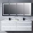 thumbnail image 4 of Blossom Canopus 72" LED Medicine Cabinet| Bathroom Storage Mirror Cabinet | Defogger | Smart Memory, 4 of 7