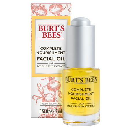 Burt's Bees Complete Nourishment Facial Oil, Anti-Aging Oil, 0.51