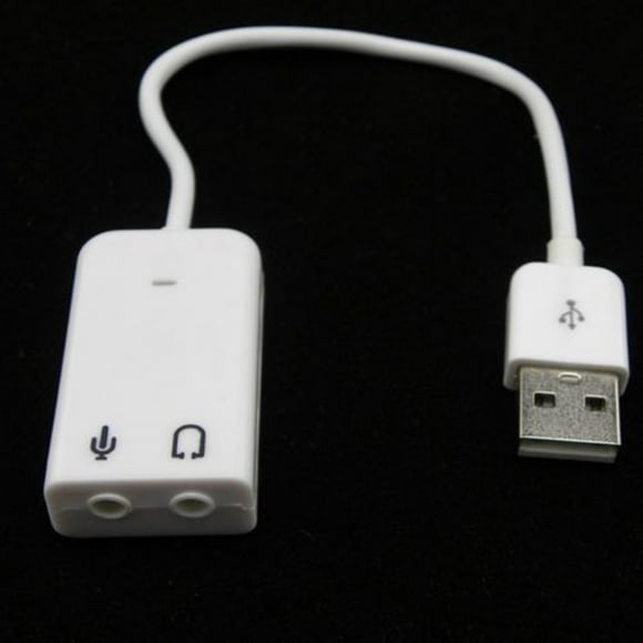 TopLLC External Virtual USB 2.0 For Laptop Converter Stereo Sound Card Audio Adapter on Clearance