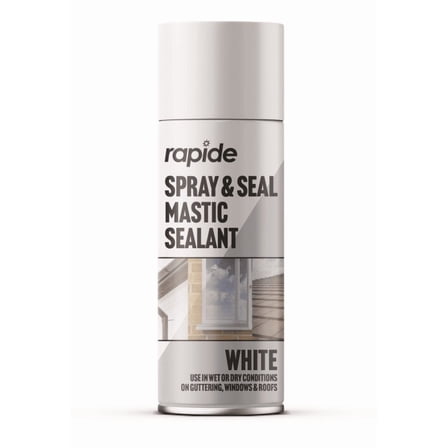 Rapide Spray & Seal Mastic Sealant White 400ml