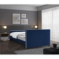 thumbnail image 6 of Meridian Furniture Dillard Navy Velvet King Bed, 6 of 6