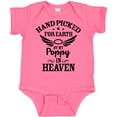 thumbnail image 3 of Inktastic Handpicked for Earth by My Poppy in Heaven with Angel Wings` Boys or Girls Baby Bodysuit, 3 of 5