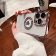 thumbnail image 3 of for iPhone 14 Pro Case Logo View,with Camera Lens Protector, for Women Men, Soft Slim Phone Cases for iPhone 14 Pro Ultrathin Clear Back Cover (Rose Pink,for iphone14Pro), 3 of 14