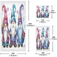 thumbnail image 3 of GZHJMY Christmas Gnome Towel Set of 3, Highly Absorbent Soft Towels with Bath Towel, Hand Towel and Washcloth for Bathroom Hotel Gym Spa, 3 of 7
