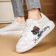 thumbnail image 5 of Zapatillas de deporte hello kitty para mujer, zapatos informales con plataforma para kateboarding, planos, 3D, graffiti, color rosa, 5 of 5