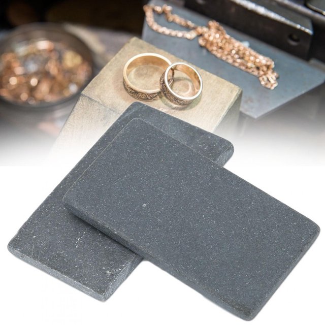 Piedra De Detección De Oro Negro, Herramienta De Prueba De Joyería Piedra De Toque De Prueba De Oro, Para Reparador De Joyas Fabricante De Joyas ANGGREK Gold Detecting Stone