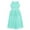 Mint Green, variant on DPOIS Sleeveless Flower Girl Dress Floral Lace Rhinestone Maxi Dresses A Blue 16
