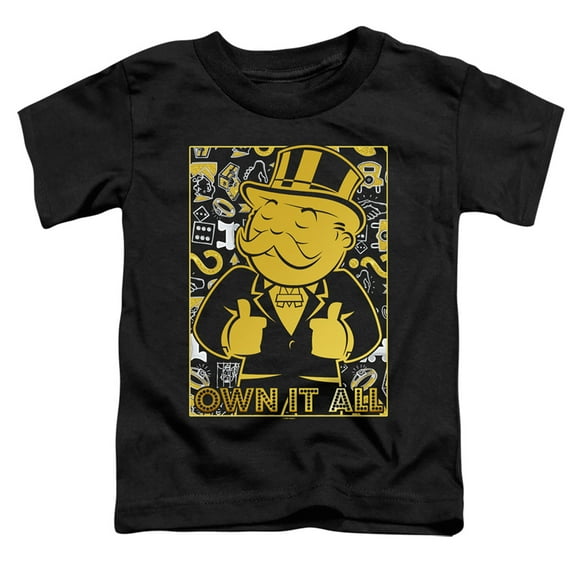 Monopoly Own S/S Toddler T-Shirt Black