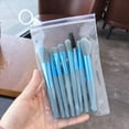 thumbnail image 1 of Portable 8 Mini Makeup Brush Set, Synthetic Fiber Soft Bristles for Beginners, 1 of 7