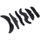 thumbnail image 2 of Bigotes falsos, 6 piezas divertido disfraz de bigote falso bigote bigote facial falso funcionamiento suave, 2 of 5