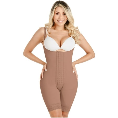 

SONRYSE 047BF Fajas Colombianas Reductoras Postpartum Butt Lifter Shapewear for Women Cocoa S