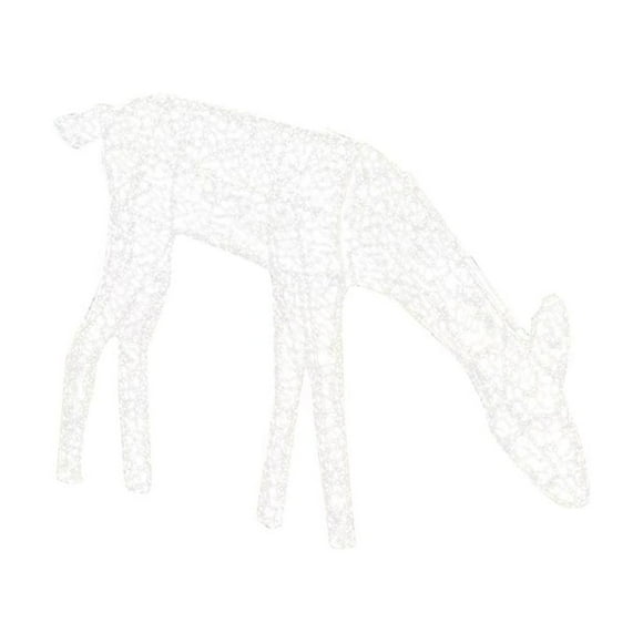 Dsseng 2023 Famille de Rennes Lumineux Cerf 2D Décoration de Noël avec Lumières Led MINI Orignal Lumineux Bucks Doe Faon Extérieur Cour Jardin Décoration Besoin d'Assembler