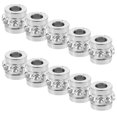 thumbnail image 1 of SHISUYAN 10pcs Jewelry Making Beads with Hole and Rhinestone for DIY Bracelets and Charms, 1 of 9
