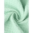 thumbnail image 5 of INSPIRE CHIC Women's Waffle Spa Wrap & Hair Towel Dress Body Wrap Robes Snap Closure Towelling Gym Shower Bathrobe One Size Green, 5 of 6