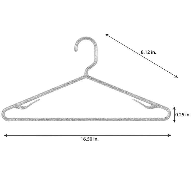 Simplify 10 Hangers in Silver Walmart