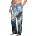 thumbnail image 2 of Daiia Fantasy Swan Yacht Design Men's Sleep Pant with Pockets and Drawstring,Pajama Pants-Large, 2 of 9