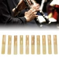 thumbnail image 4 of 10Pcs 3.0 Clarinet Reed Wood Colour B Flat Strength Traditional Reeds Musical With Box Instrument Accessories, 4 of 8