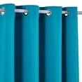 thumbnail image 2 of DREAM ART Indoor/Outdoor Curtains - Grommet Top Waterproof Windproof, Outdoor Drapes for Porch Gazebo Privacy (2 Panel,W54xL96 Inch, Dark Teal), 2 of 3