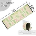 thumbnail image 5 of Yayeee Hallway Runner Rug 2'x6' Non Slip Machine Washable with Rubber Backing, Light Green Geometric, 5 of 8