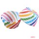 thumbnail image 1 of Soporte de papel para cupcakes colorido, forro para muffins resistente al aceite, envoltorios para pasteles, herramientas para hornear, 200 piezas Worallymy JD713617673, 1 of 5