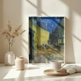thumbnail image 4 of Caf&eacute; Terrace At Night Framed Art Modern Wall Decor, 4 of 15