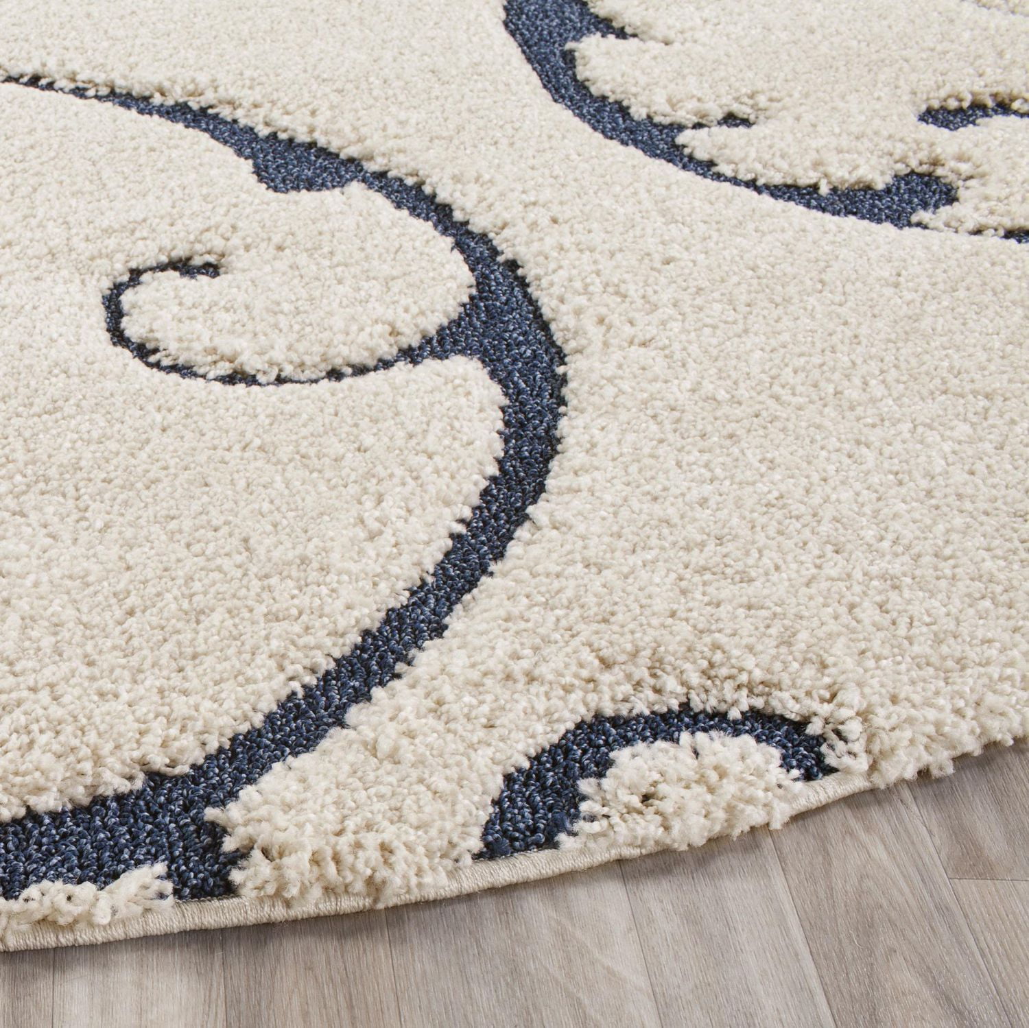 SAFAVIEH Florida Douglas Floral Vines Shag Area Rug