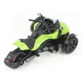 thumbnail image 6 of Can-Am Spyder F3-S Special 3-Wheel Motorcycle Manta Green 1/32 Diecast Model by BRP Models, 6 of 6