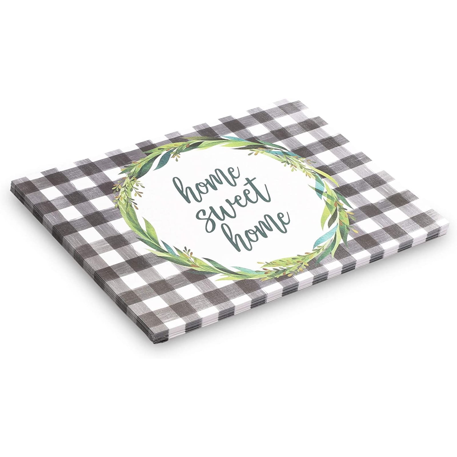 Country Rustic Decor Disposable More The Merrier Pak 24 Kitchen Table Placemats indigo Farmhouse Kitchen Decor Paper Placemats for Dining Table Mats