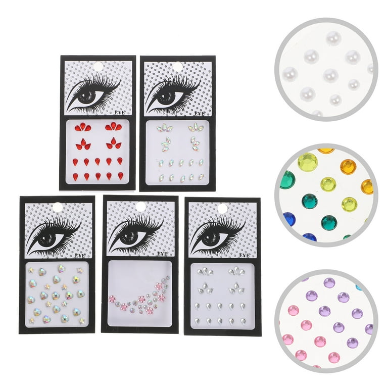  Chicque Face Tattoo Star Glitter Face Stickers Eyes