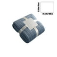 thumbnail image 3 of SLYNSHome Luxury Flannel Throw Blanket for Couch Sofa Bed,27x39 inch Soft Fuzzy Plush Fleece Lap Blanket Super Cozy and Comfy for All Seasons - Blue, 3 of 6