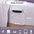 thumbnail image 2 of Regency Heights Ensembles de Douillette Format Simple, Ensemble de Lit 6 Pcs Simple, Ensemble de Literie Violet avec Douillette, Drap Plat, Drap-Housse avec Poches Latérales, 2 of 9